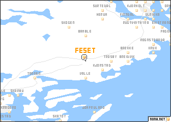 map of Feset