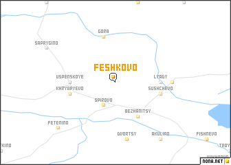 map of Feshkovo