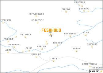 map of Feshkovo