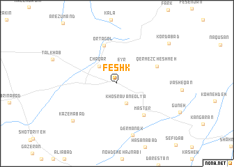 map of Feshk