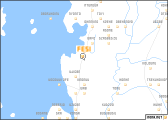 map of Fesi