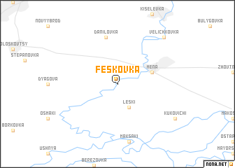 map of Feskovka