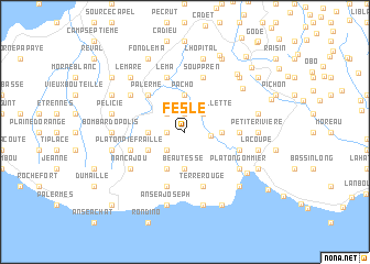 map of Fesle