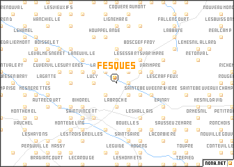 map of Fesques