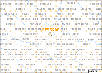 map of Fessade