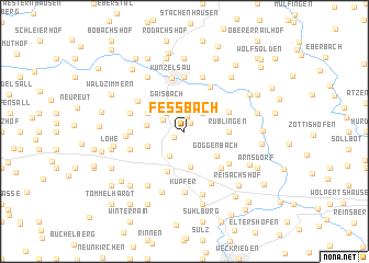 map of Feßbach
