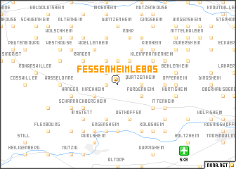 map of Fessenheim-le-Bas