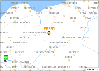 map of Fessy