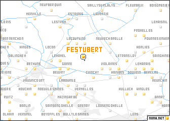 map of Festubert