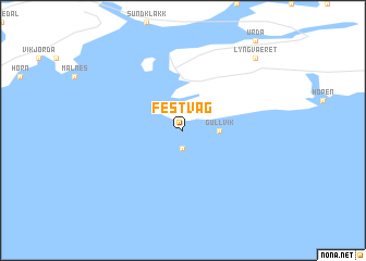 map of Festvåg