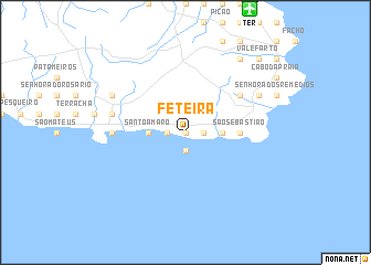 map of Feteira