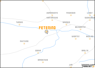 map of Fetenino