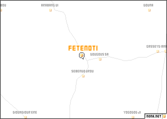 map of Féténoti