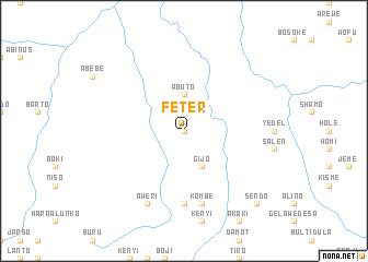 map of Fetʼer