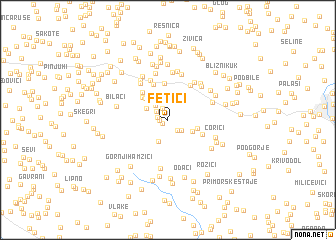 map of Fetići