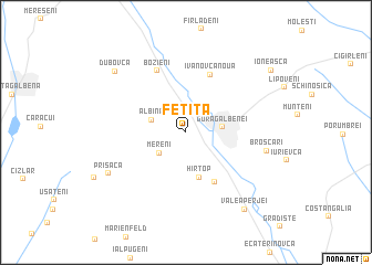 map of Fetiţa