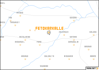 map of Féto Karkallé