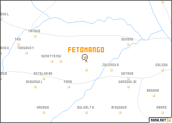 map of Féto Mango