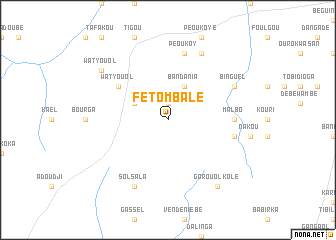 map of Fétombalé