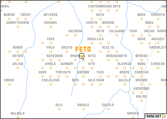 map of Fētʼo