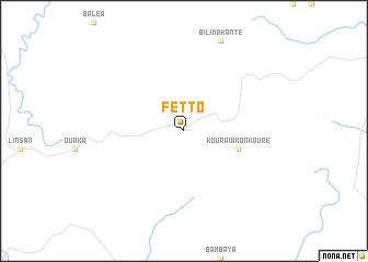 map of Fetto