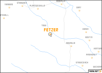 map of Fetzer