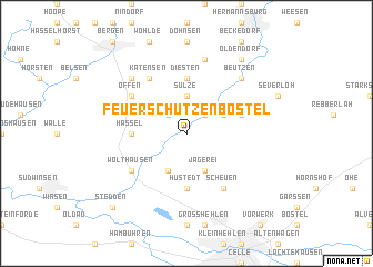 map of Feuerschützenbostel