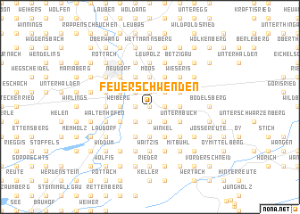 map of Feuerschwenden