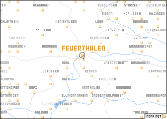 map of Feuerthalen