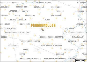 map of Feuguerolles