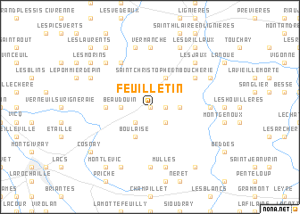 map of Feuilletin