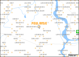 map of Feularde
