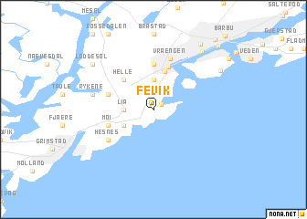 map of Fevik