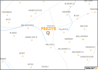 map of Fevziye