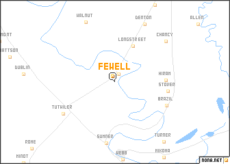 map of Fewell