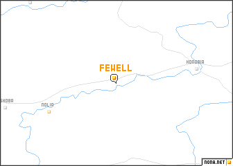 map of Fewell