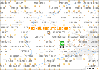 map of Fexhe-le-Haut-Clocher