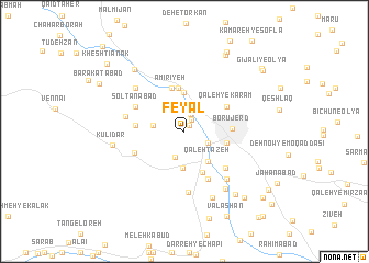 map of Feyāl