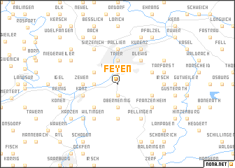 map of Feyen