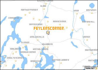 map of Feylers Corner