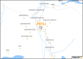 map of Feylī