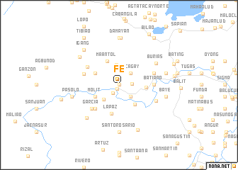 map of Fé