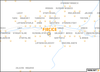 map of Fiačice