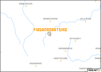 map of Fiadanana Atsimo