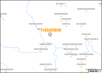 map of Fiadanana