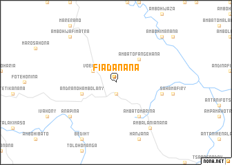 map of Fiadanana