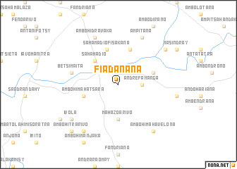 map of Fiadanana