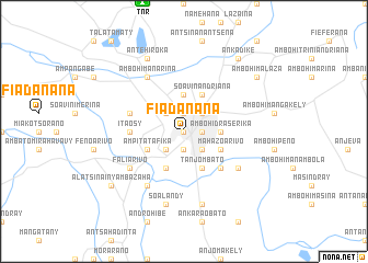 map of Fiadanana