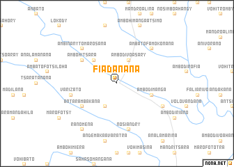 map of Fiadanana