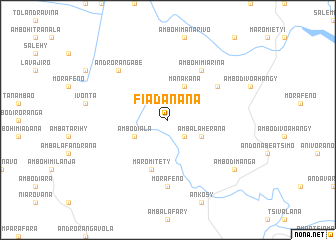 map of Fiadanana